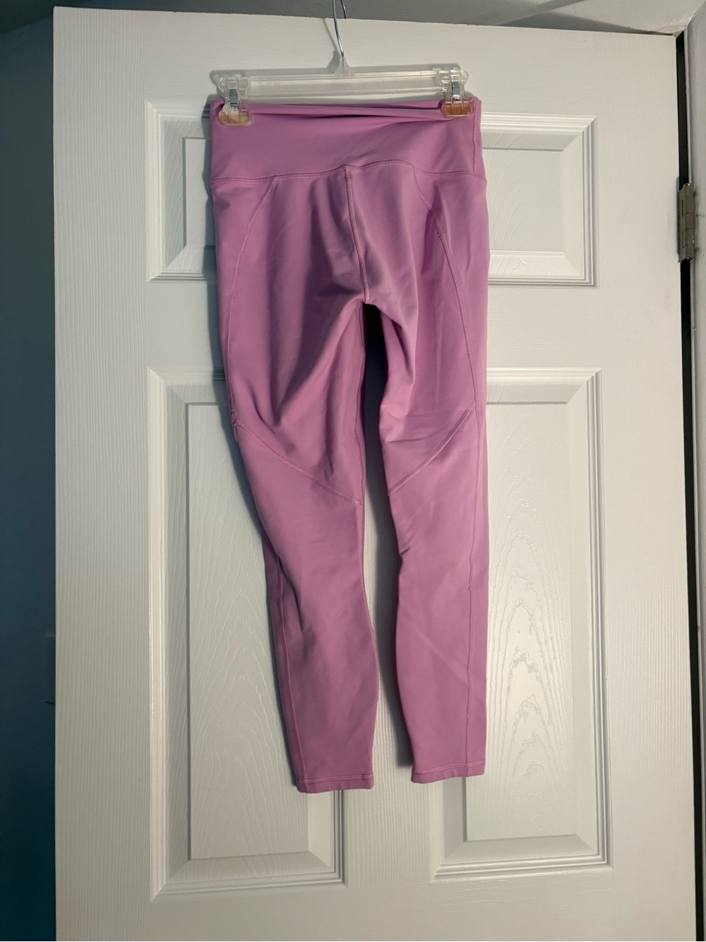 Fabletics Girls' Lavender/Pink Performance Leggings - Picture 3 of 4